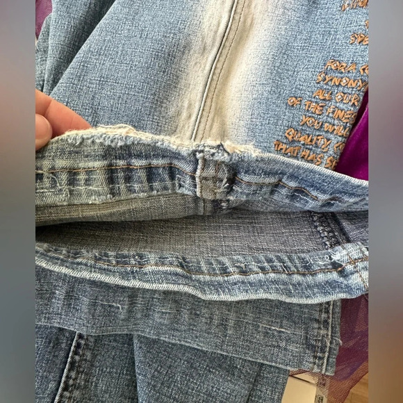 Vintage Limited Edition Pelle Pelle Womens Y2K Denim Jeans Low Rise Size 31 - Picture 10 of 10